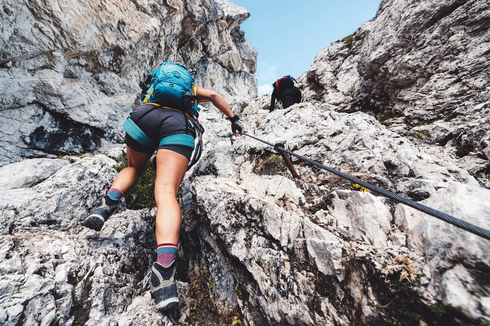 Découvrir la via ferrata à La Clusaz